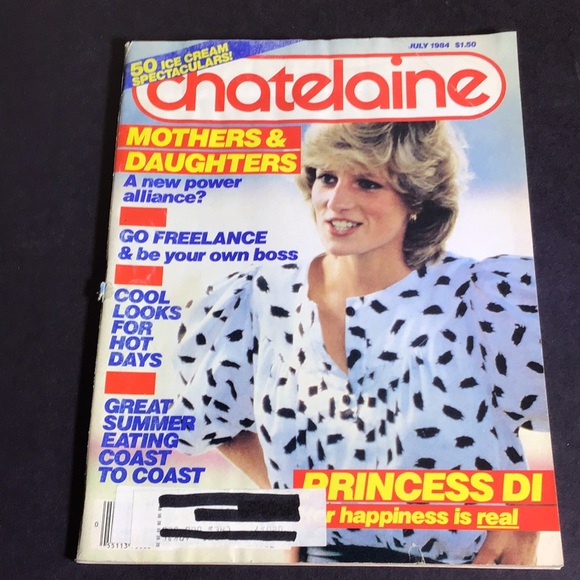 Princess Diana magazines Chatelaine 1982 1984 Macleans 1985 Prince William Time - Picture 4 of 5